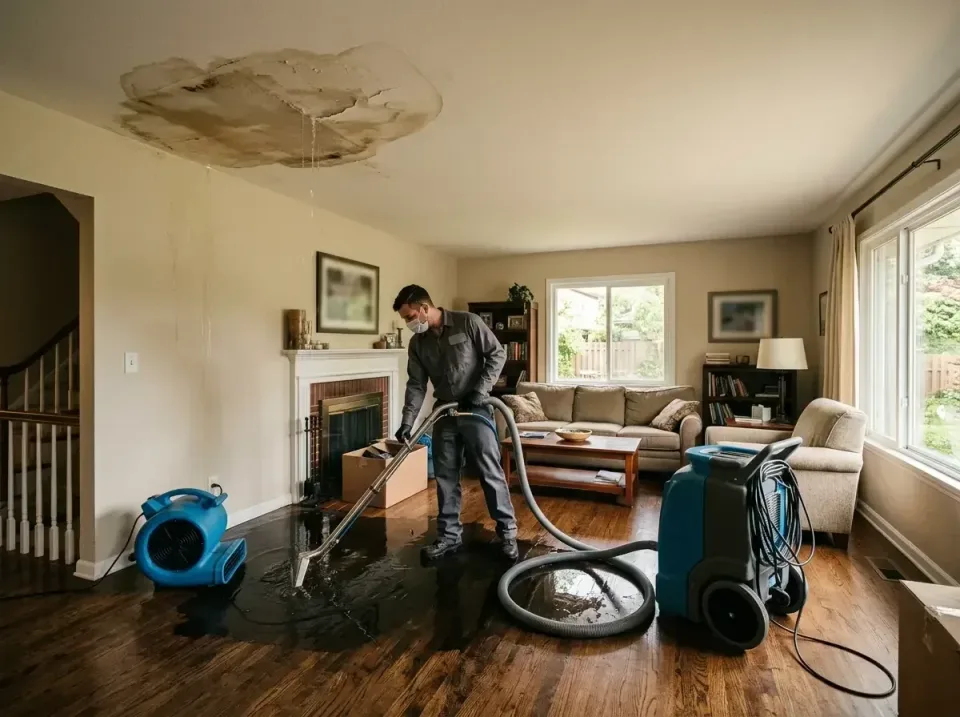 attic-pipe-burst-ceiling-drip-008 — frequently asked questions, Water Damage Restoration & Carpet Care in Monee, IL